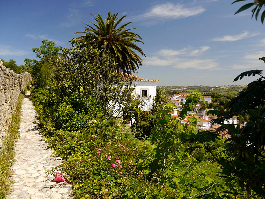 views of The Obidos town